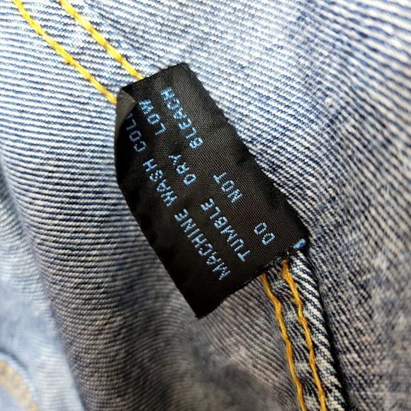 Vintage 90s Canyon River Blues Size L Acid Wash Denim Jean Jacket - Picture 11 of 11